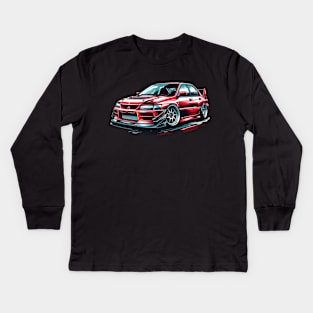 Lancer Evo 9 Kids Long Sleeve T-Shirt